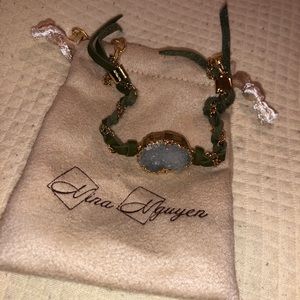 Nina Nguyen Emerald Colored Stone Bracelet